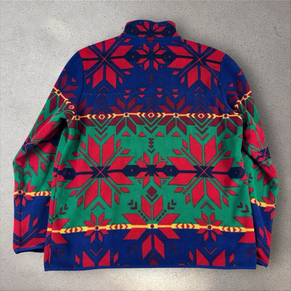Polo Ralph Lauren‎ Pullover Fleece Aztec Snowflake Sun Valley Expedition XL NWT - Picture 3 of 5